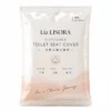 Lisora water soluble disposable toilet seat cover, 3-ply with wet head for hotel travel salon