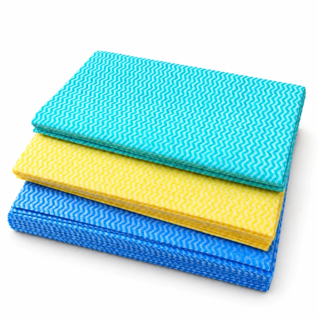 Lisora multi color cut sheet non woven kitchen cleaning wipes