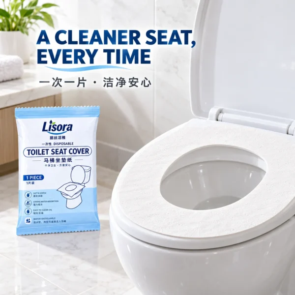 Lisora disposable toilet seat cover for toilet bowl
