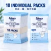 Real shot of disposable toilet seat covers, 10 pieces per pack, thin and snug, not easy to shift, sanitary antibacterial pads for bathing places and homestay commercial use