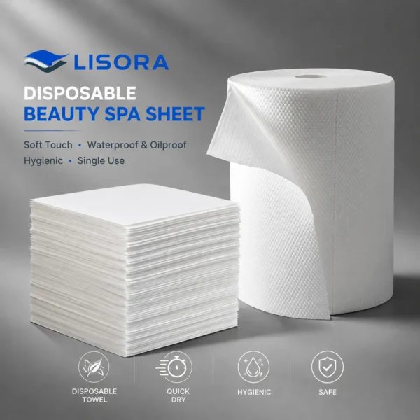 Disposable Hair‑Drying Towel Disposable non-woven hair drying towel, flat & roll types, support OEM ODM customization