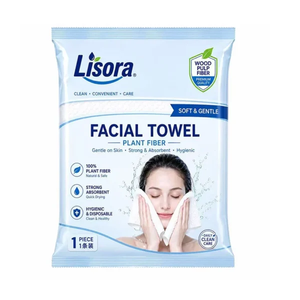 Individually packed towels Lisora individually packed disposable nonwoven facial towel for hotel, salon and travel