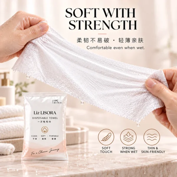 2026-10-02.5 Stretching disposable towel to show fabric texture